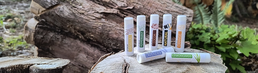 lip balm banner shop Onebody Botanicals