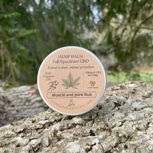 2oz of Hemp Balm - Full Spectrum CBD with 100mg of cbd per container OneBody Botanicals