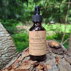 Calendula Oil for scalp and skin oneboby botanicals