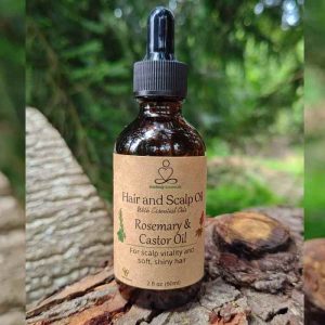 Rosemary and Castor oil - Hair and Scalp oil onebody botanicals